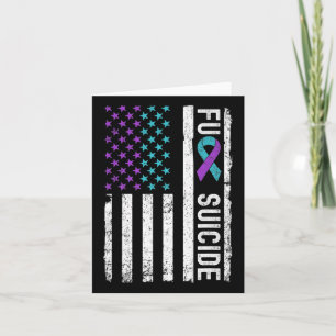 Zelfmoordbewustzijn en preventie van Amerikaanse v Kaart