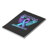 Zelfmoordbewustzijn en zelfmoordpreventie notitieblok (Linkerzijde)