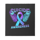 Zelfmoordbewustzijn en zelfmoordpreventie notitieblok (Voorkant)