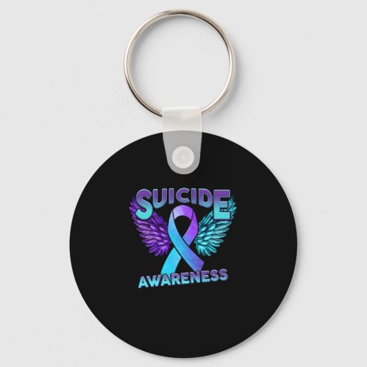 Zelfmoordbewustzijn en zelfmoordpreventie sleutelhanger (Voorkant)