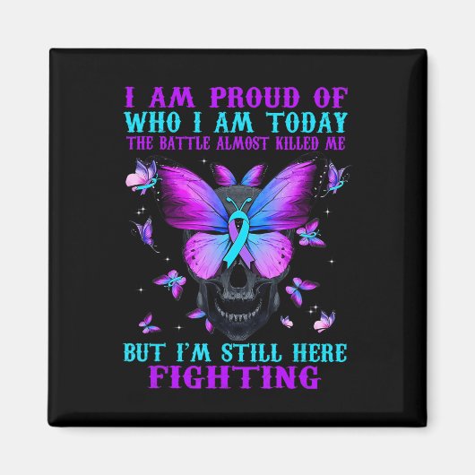 Zelfmoordbewustzijn Ik ben trots op wie ik vandaag Magneet (Voorkant)