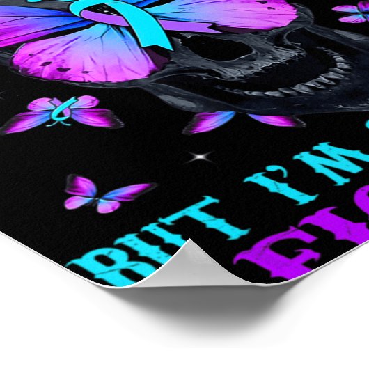 Zelfmoordbewustzijn Ik ben trots op wie ik vandaag Poster (Hoek)