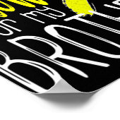 Zelfmoordbewustzijn ik heb geel Draag voor mijn BR Poster (Hoek)