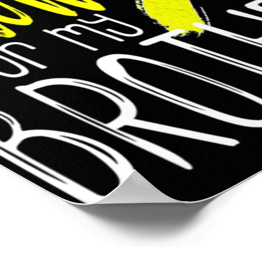 Zelfmoordbewustzijn ik heb geel Draag voor mijn BR Poster (Hoek)