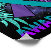 Zelfmoordbewustzijn Kleding Wings Ribbon Suicide P Poster (Hoek)