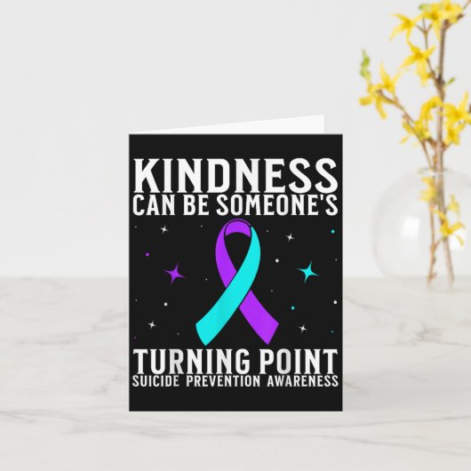 Zelfmoordbewustzijn Krijger Zelfmoordpreventie Bew Kaart (Gele Bloem)