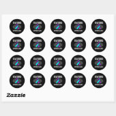 Zelfmoordbewustzijn Krijger Zelfmoordpreventie Bew Ronde Sticker (Vel)