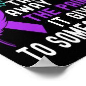 Zelfmoordbewustzijn Mental Health Suicide Preventi Poster (Hoek)