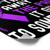 Zelfmoordbewustzijn Mental Health Suicide Preventi Poster (Hoek)