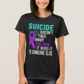 Zelfmoordbewustzijn Mental Health Suicide Preventi T-shirt (Voorkant)