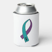 Zelfmoordbewustzijn Ribbon Blikjeskoeler (Blikje Achterkant)