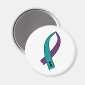 Zelfmoordbewustzijn Ribbon Magneet (Voorkant / Achterkant)