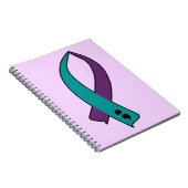 Zelfmoordbewustzijn Ribbon Notitieboek (Rechterzijde)