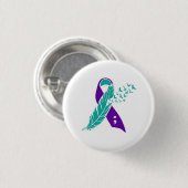 Zelfmoordbewustzijn Ronde Button 3,2 Cm (Voorkant /achterkant)