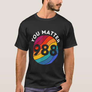 Zelfmoordbewustzijn - Shirt 988 - Zelfmoordprevent