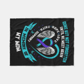 Zelfmoordbewustzijn Shirt moeder weg, maar niet ve Fleece Deken (Voorkant (Horizontaal))