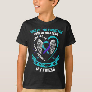 Zelfmoordbewustzijn Shirt vriend verdwenen, maar n