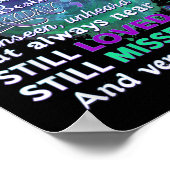 Zelfmoordbewustzijn Shirten vrouwen die we liefheb Poster (Hoek)