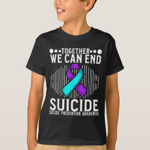 Zelfmoordbewustzijn steun Zelfmoordpreventie bewus T-shirt