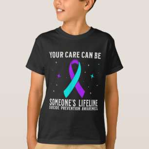Zelfmoordbewustzijn Steun Zelfmoordpreventie Bewus T-shirt