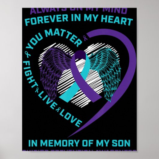 Zelfmoordbewustzijn ter nagedachtenis van mijn zoo poster (Voorkant)