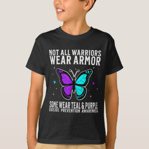 Zelfmoordbewustzijn Warrior Zelfmoordpreventie Bew T-shirt