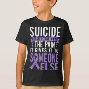Zelfmoordbewustzijn Zelfmoordpreventie Steun Overl T-shirt