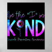 Zelfmoordbewustzijn Zelfmoordpreventie Zelfmoord W Poster (Voorkant)