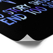 Zelfmoordbewustzijn Zonnebloem Poster (Hoek)