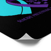 Zelfmoordbewustzijn Zus Lieve Herinnering Zelfmoor Poster (Hoek)