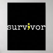 Zelfmoordbewustzijnsondersteuning Symboolherstel O Poster (Voorkant)