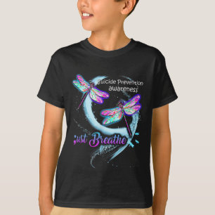 Zelfmoordbewustzijnsshirt Adem Even Zelfmoordpreve T-shirt