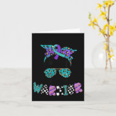 Zelfmoordbewustzijnsshirt rommelige knot haar Zelf Kaart (Gele Bloem)