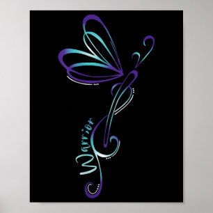 Zelfmoorddepressie Dragonfly-preventie Poster
