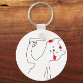 zelfmoordkat sleutelhanger (Voorkant)
