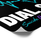 Zelfmoordpreventie 988 heeft je morgen mentaal nod poster (Hoek)