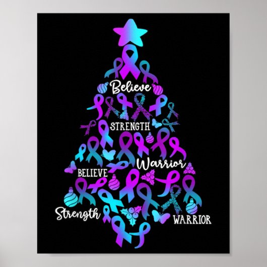 Zelfmoordpreventie Awareness Ornament Decoration C Poster (Voorkant)