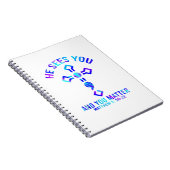 Zelfmoordpreventie Bewustheid Hij ziet dat je je a Notitieboek (Rechterzijde)