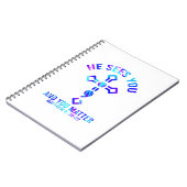 Zelfmoordpreventie Bewustheid Hij ziet dat je je a Notitieboek (Linkerzijde)