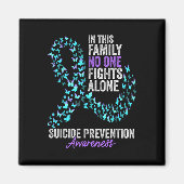 Zelfmoordpreventie Bewustheid Maand Butterflies Magneet (Voorkant)