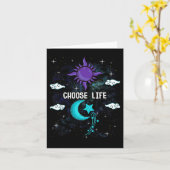 Zelfmoordpreventie Bewustheid Semicolon kiezen voo Kaart (Gele Bloem)