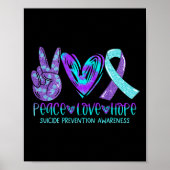Zelfmoordpreventie Bewustheid Vredesliefdeshoop Me Poster (Voorkant)