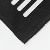 Zelfmoordpreventie Bewustmaking Blauwgroen en Paar Fleece Deken (Hoek)