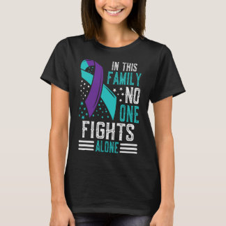 Zelfmoordpreventie Bewustmaking Blauwgroen en Paar T-shirt