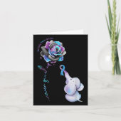 Zelfmoordpreventie Bewustmaking Bloem- olifantenri Kaart (Voorkant)