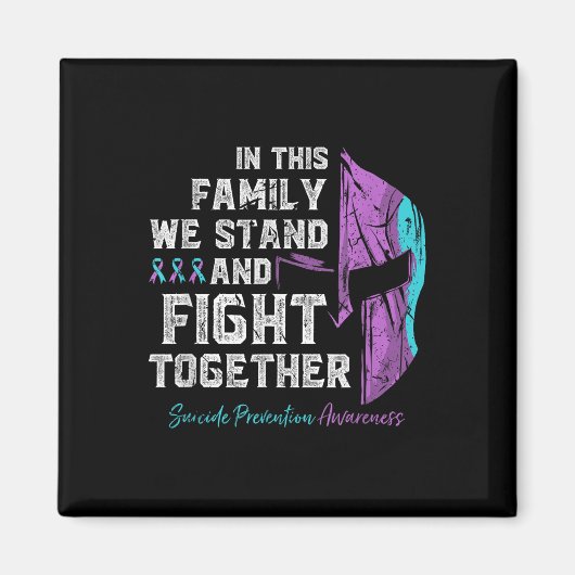 Zelfmoordpreventie Bewustmaking Familie Support Sp Magneet (Voorkant)