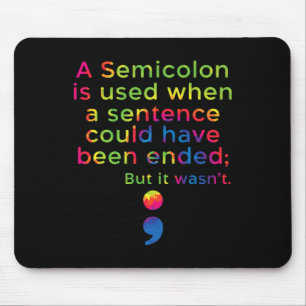 Zelfmoordpreventie Bewustmaking Geestelijke gezond Muismat