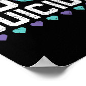 Zelfmoordpreventie Bewustmaking Geestelijke gezond Poster (Hoek)