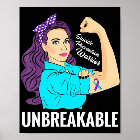Zelfmoordpreventie Bewustmaking geestelijke gezond Poster (Voorkant)