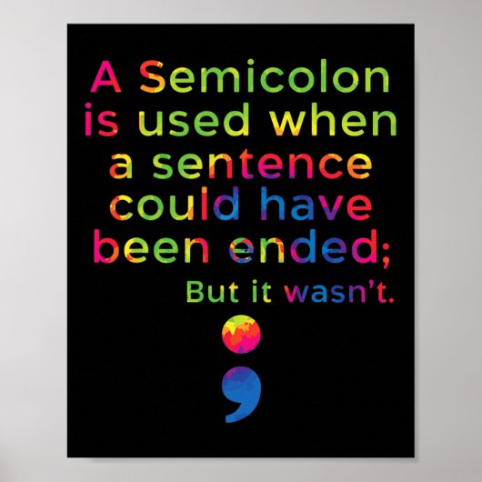 Zelfmoordpreventie Bewustmaking Geestelijke gezond Poster (Voorkant)